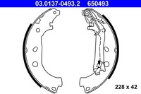 1X Ate 03.0137-0493.2 Bremsbackensatz FüR CitroëN Fiat Peugeot