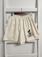 Vintage 90 s Disney Mickey Mouse Jerry Leigh Of California Men s Shorts White