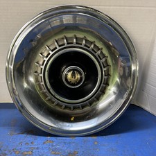 1964 64 Chrysler Imperial Hubcap Rim Wheel Cover Hub Cap 15 Oem Used Black