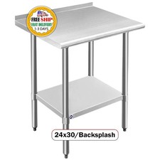 Mesa De Acero Inoxidable De 24x30 Pulgadas Co...