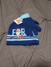 Toy Story 4 Forky Beanie Hat And Gloves