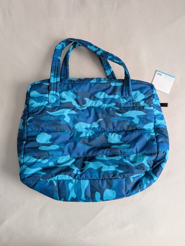 Neu mit Etikett Neu mit Etikett marokkanische Öl Tarnmuster gefütterte Tasche Seesack blau grün - Bild 2 von 6