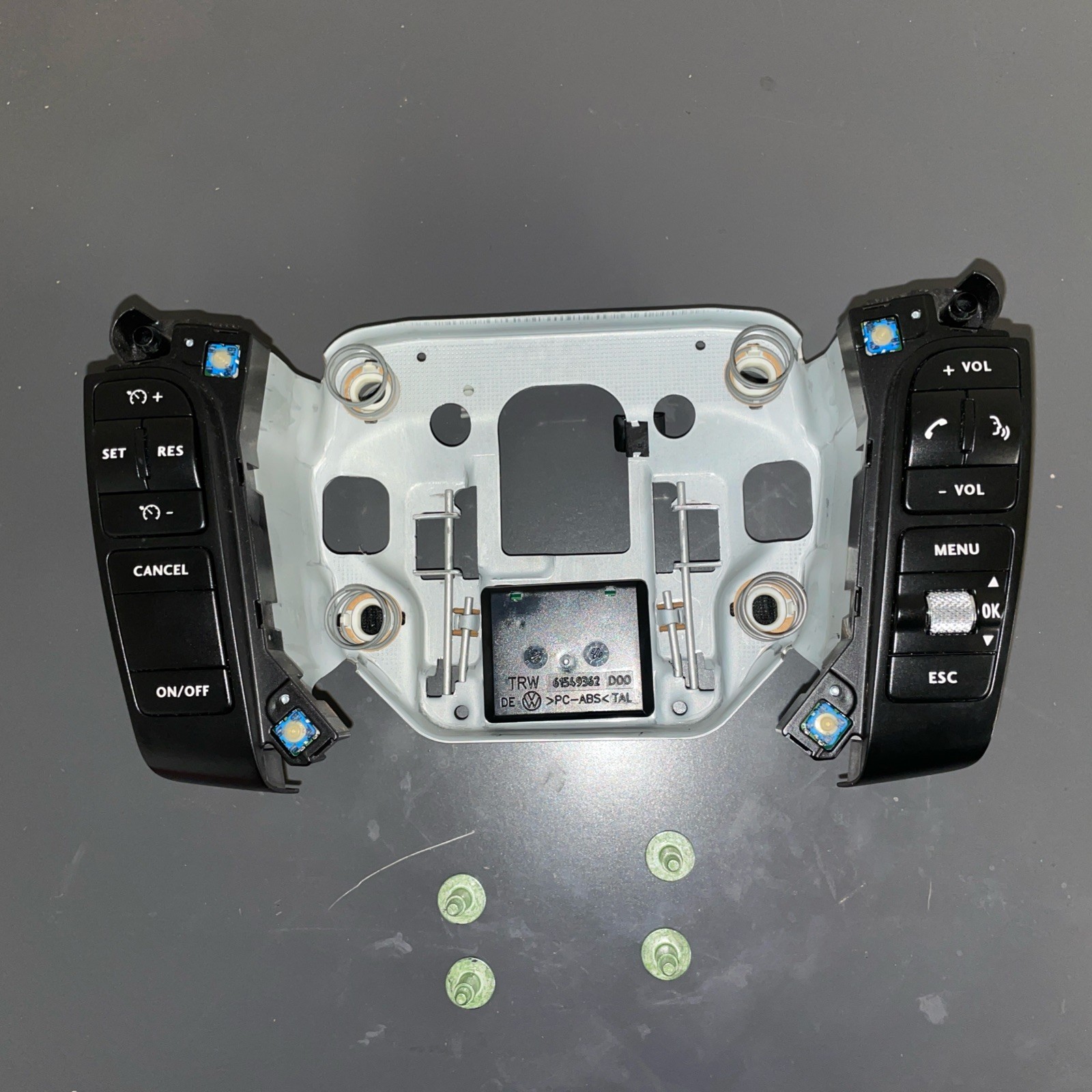 03-12 Bentley Continental GT GTC Steering Wheel Control Switch Buttons Set OEM