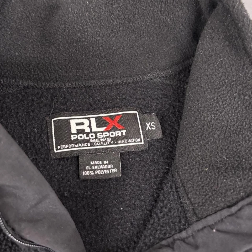 RLX Polo Sport флис четверть молнии пуловер размер XS - Изображение 3 из 4