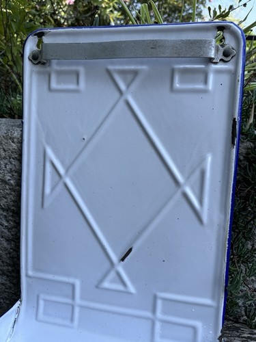 Vecchio portamestoli metallo smaltato - arredo cucina - cucinare - Foto 2 di 7