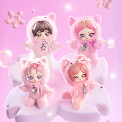 POP MART aespa Fluffy Club Series Vinyl Plush Doll Pendant - US