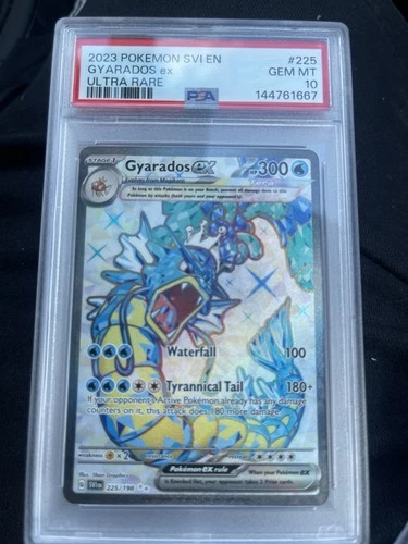 2023 POKEMON SVI EN-SCARLET & VIOLET ULTRA RARE #225 GYARADOS EX PSA 10 GEM MT