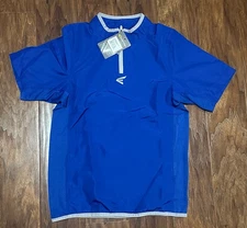 Easton Youth Small Baseball Cage Jacket S/S Royal Blue w/ Pockets NWT NEW