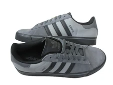 Adidas Men's Campus Vulc Grey Black Classic Casual Shoes JQ6359 Size 11.5 NIB