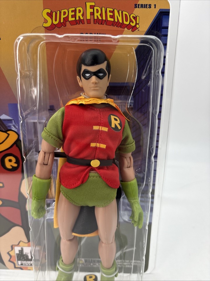 Joy Friend Robi SUPER FRIENDS Robin 8” ACTION FIGURE Series 1 New FIGURES TOY COMPANY ...
