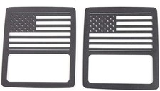 Tail Light Cover US Flag Taillight Guard Compatible with Wrangler 2018-2023 JL