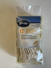 12 Goody Brush Rollers Size Medium Unopened 2000 Vintage Holding Pins 82465