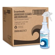 Boardwalk 4827 32 oz. Aggressive Cleaner & Degreaser - Lemon (12/CT) New