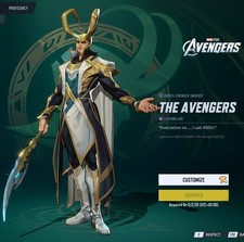 Limited🔥Disney+ Loki Avengers Skin Code for Marvel Rivals - PS5/Xbox/PC Redeem