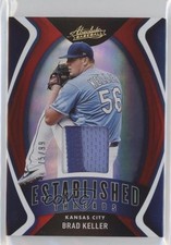 2022 Panini Absolute Established Threads Spectrum Red 75/99 Brad Keller 2id