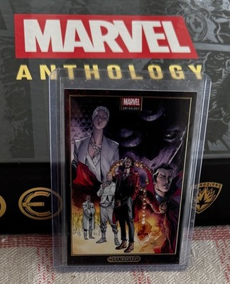 Panini Marvel Anthology  G.O.D.S  Memorabilia Signed Card - Valerio Schiti Auto