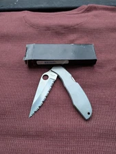 Spydero NEW 1997 C47S Endura II GEN 2 STAINLESS STEEL folding Pocket Knife RARE