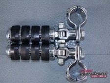 KURYAKYN SMALL ISO HIGHWAY PEGS + 3 PIECE MOUNT KIT CHROME 1 1/4"