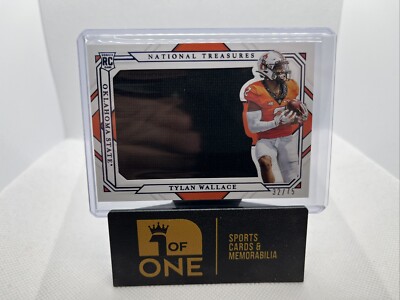 2021 National Treasure - Jumbo Relic #32/75 - Tylan Wallace RC - Osu