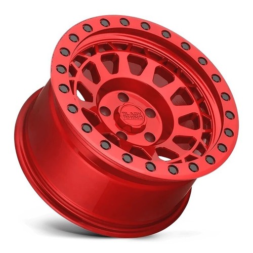 BLACK RHINO PRIMM CANDY RED W/ BLACK BOLTS 17X8.5 WHEELS 5X127 5X5 1 - Picture 3 of 7