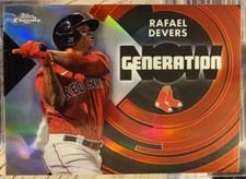 2022 Topps Chrome Generations Now Rafael Devers #GNC-17 Boston Red Sox