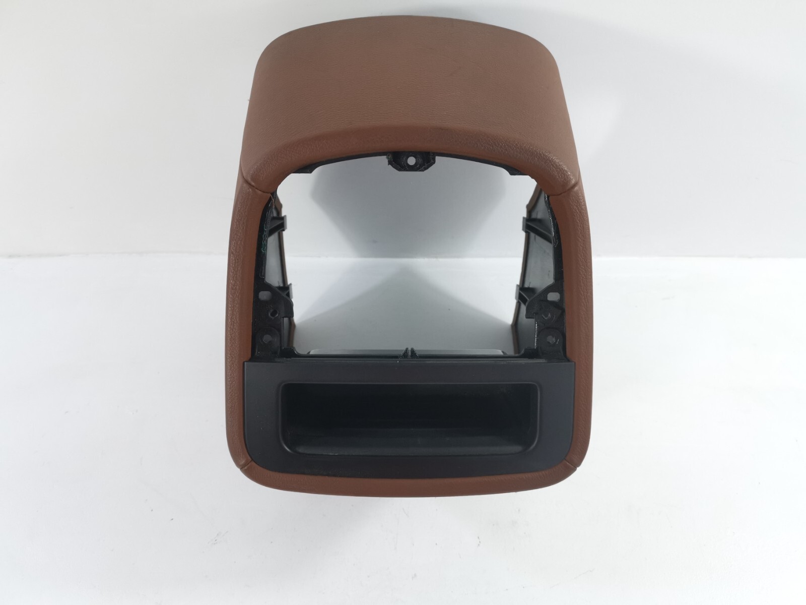14-19 MASERATI QUATTROPORTE S CENTER CONSOLE REAR END TRIM COVER BROWN BEIGE
