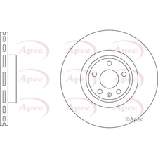 Apec Front Brake Disc DSK3284 - OE High Quality Precision Engineered Part