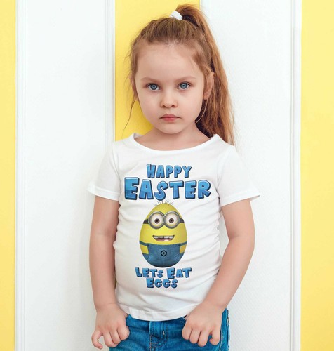 Easter Bunny Egg T-Shirts for Kid's boy Clothing Children Easter T shirt - Picture 4 of 15