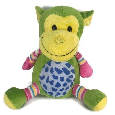 green stuffed monkey
