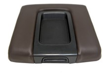 Console Lid Armrest Leather Cover For Gmc Sierra 2014-2020 Cocoa