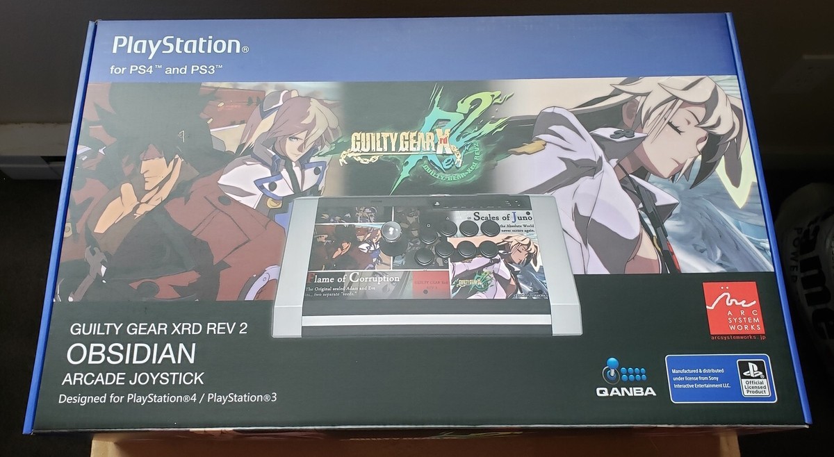 qanba obsidian guilty gear arcade joystick fightstick for