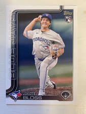 JAKE BLOSS 2025 Topps Series 1 Rookie Card RC #63 Toronto Blue Jays