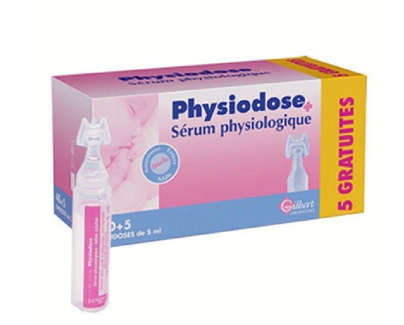 Physiodose Serum Physiologique Sterile 40 x 5ml New in box