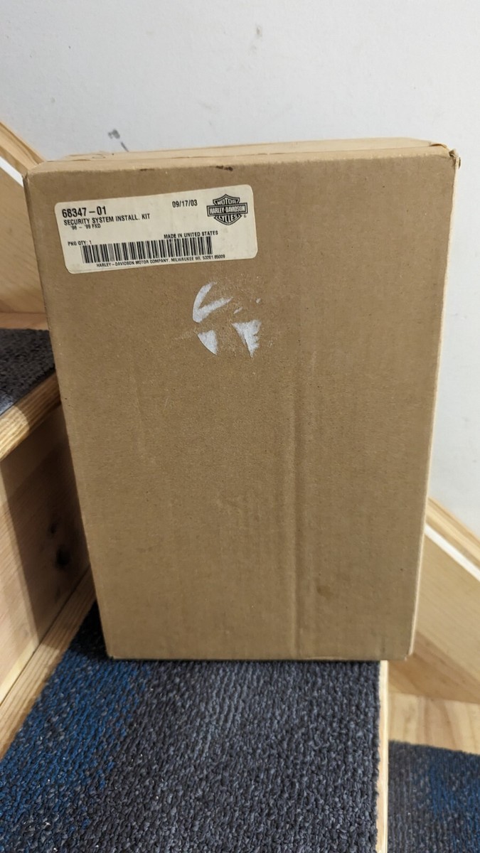 New Sealed Security System Installation Kit # 68347-01 Harley FXD