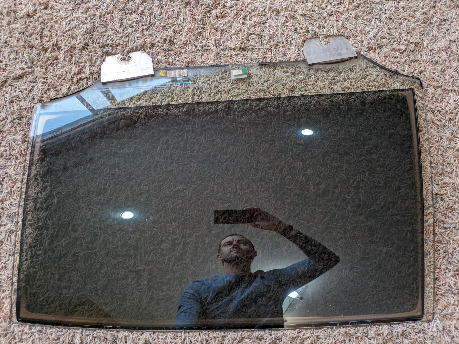 tinted 06-12 Bentley Continental Flying Spur Rear Left Side Door Window Glass