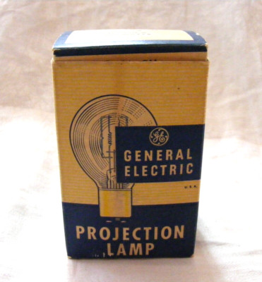 Vintage General Electric Projection Lamp NOS 115-120v 200W U.S.A 2-a