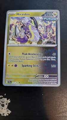Miraidon 121/162 Non-Holographic Pre-Release Exclusive Pokemon