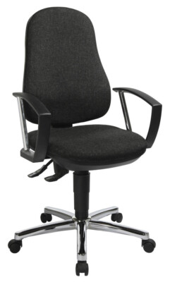 Arbeitsstuhl Drehstuhl Support  P Deluxe Schreibtischdrehstuhl Topstar anthrazit