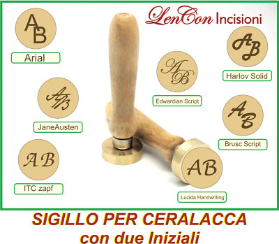 Set Sigilli Ceralacca Retrò Kit 7 Pezzi Fai da Te Confezione Regalo Oro