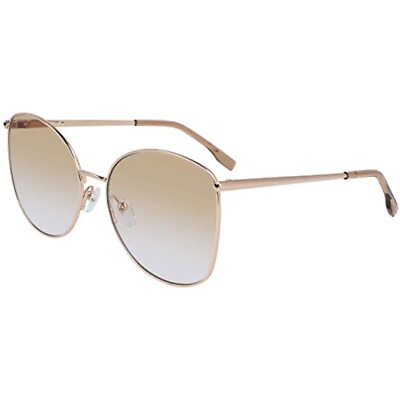 NEW Lacoste L224S 704 Light Bronze Sunglasses with Gradient Lens & Lacoste Case