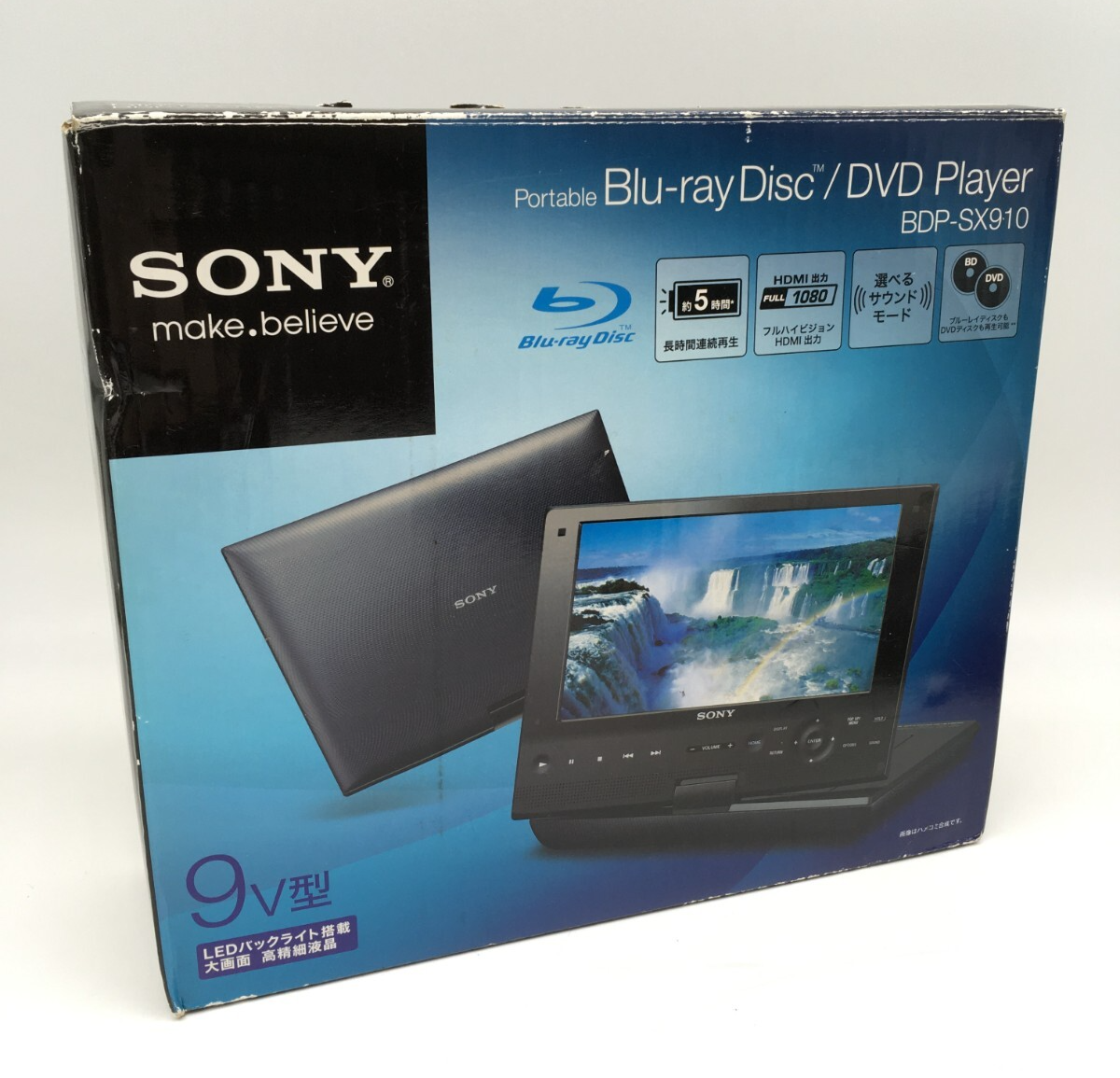 プレーヤー SONY Blu-ray Disc Player BDP-SX910 Sony BDP-SX910 Portable Blu-ray Disc player DVD player 9V