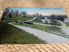 VIEW IN Miller Park Franklin, Pa 1912 Postcard