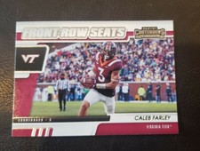 2021 PANINI CONTENDERS DRAFT PICKS CALEB FARLEY FRONT-ROW SEATS #10 TITANS