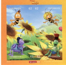 &Ouml;sterreich  Block 81 Biene Maja Comicmarken-Puzzle postfrisch (8482)