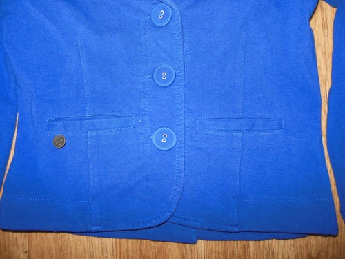 Mim Pi girl jacket blue cardigan 3-4 y 104 cm BNWT designer - Picture 4 of 5