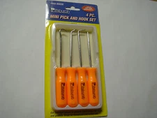 MINI PICK & HOOK SET 4 PC LIFETIME WARRANTY PITTSBURGH #66836 BEST TOOL IN MYBOX