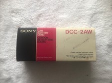 NEW VINTAGE - Sony DCC-2AW Car Battery Cord With Stabilizer  with Original Box