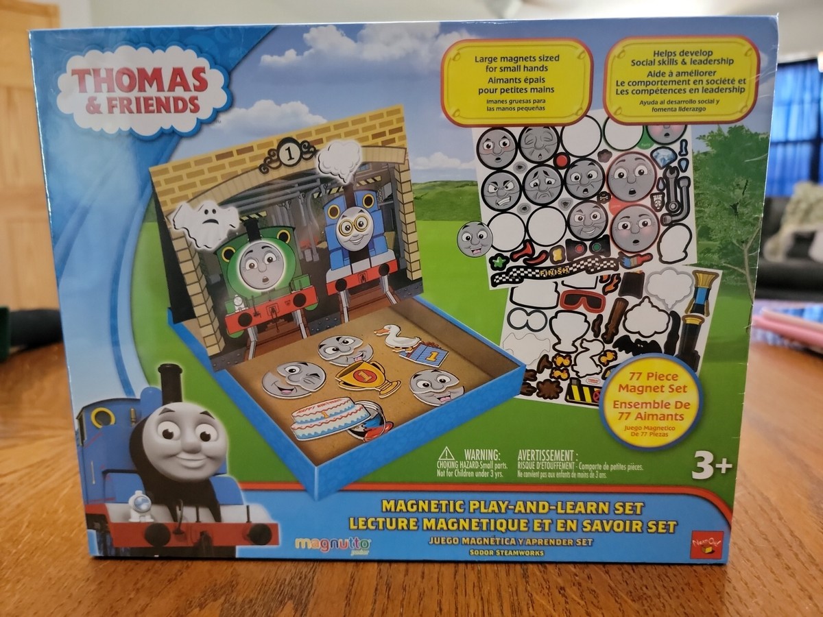Thomas & Friends Magnetic Play-And-Learn Set Magnetic New Sealed  display picture 1