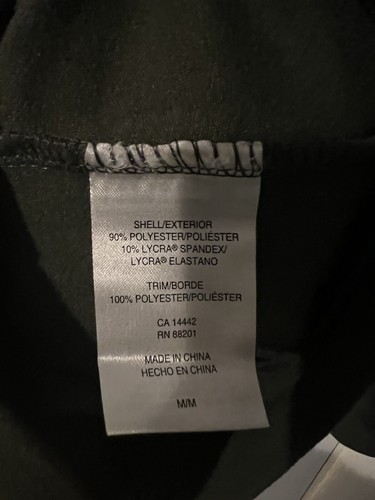 Mondetta Womens Full Zip Fleece Jacket Size Medium Olive Green Cozy Comfort - Picture 3 of 5