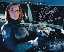 Katee Sackhoff signed autograph 20x25cm Star Wars in person autograph ACOA